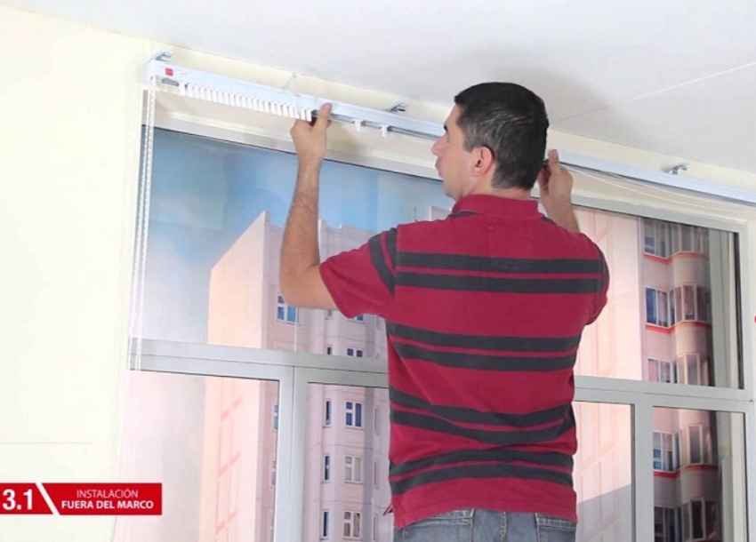 limpieza de persianas de tela