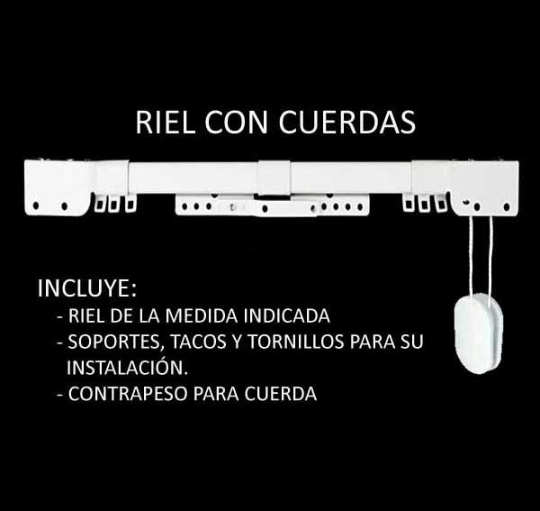 rieles para cortinas
