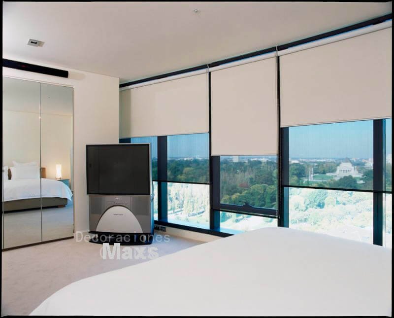 rollers para ventanas grandes de sala